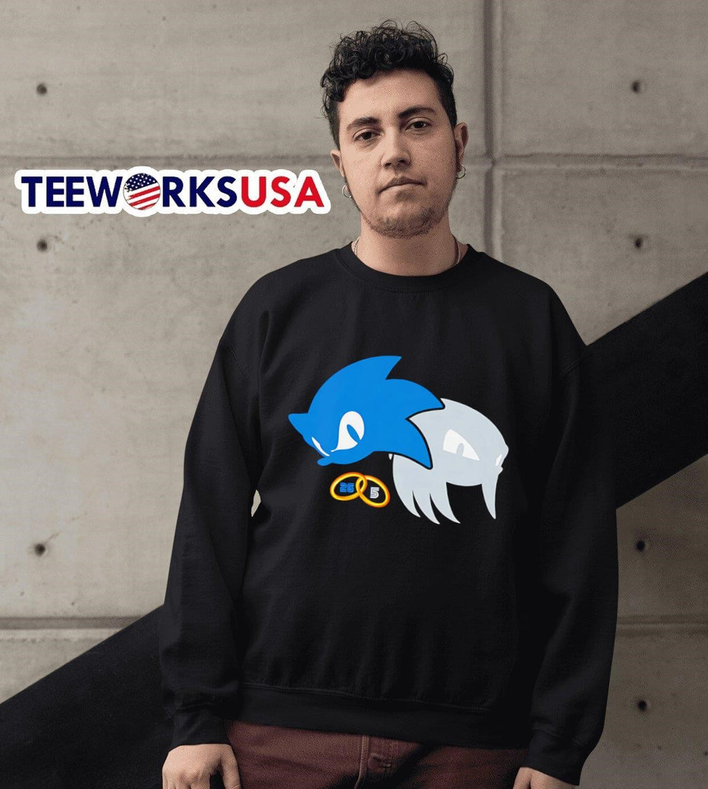 Sonic and Knuckles Dynamic Duo - Adult & Kids T-Shirts, Sweatshirts & Hoodies apparel design preview 6