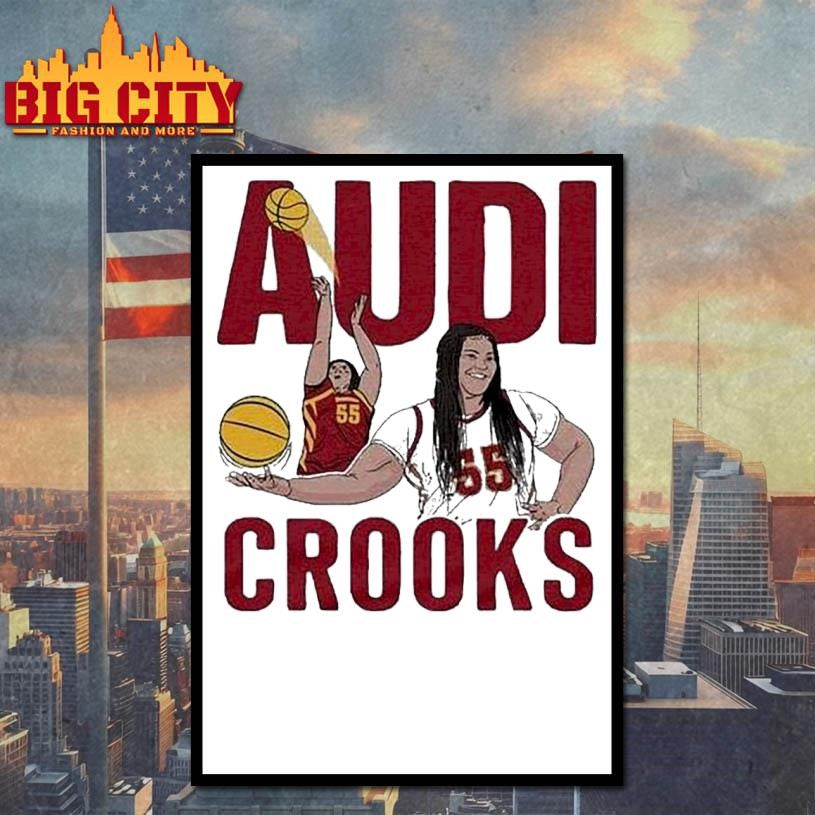 Audi Crooks Iowa State Cyclones Women's Basketball - Adult & Kids T-Shirts, Sweatshirts & Hoodies apparel design preview 4