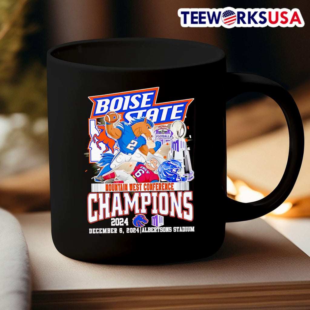 Boise State beat UNLV Mountain West Conference - Adult & Kids T-Shirts, Sweatshirts & Hoodies apparel design preview 3