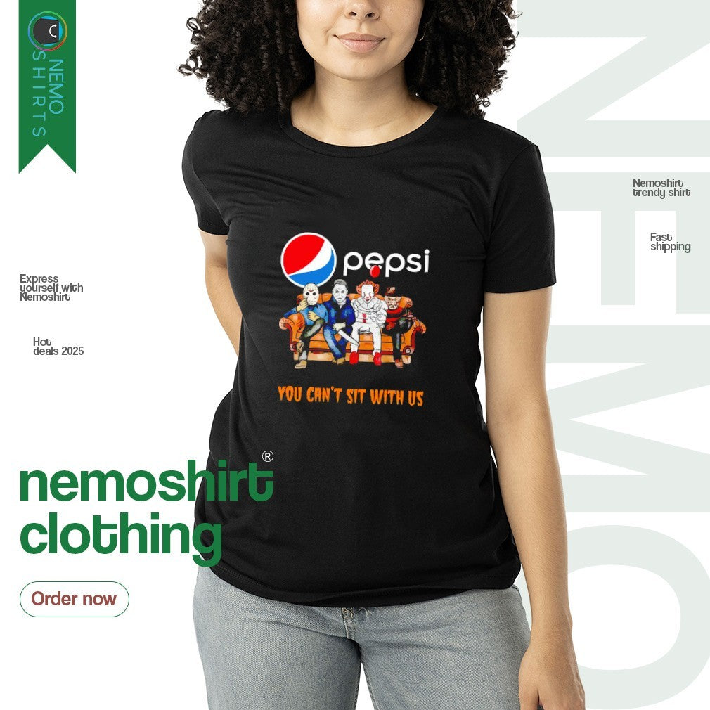 Pepsi on you can't sit with us honor characters - Adult & Kids T-Shirts, Sweatshirts & Hoodies apparel design preview 3