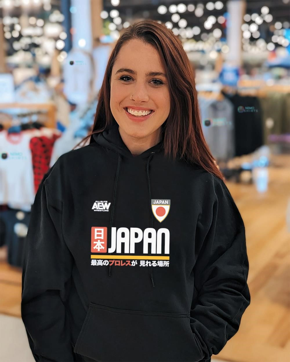 Japan AEW Tournament Soccer - Adult & Kids T-Shirts, Sweatshirts & Hoodies apparel design preview 3