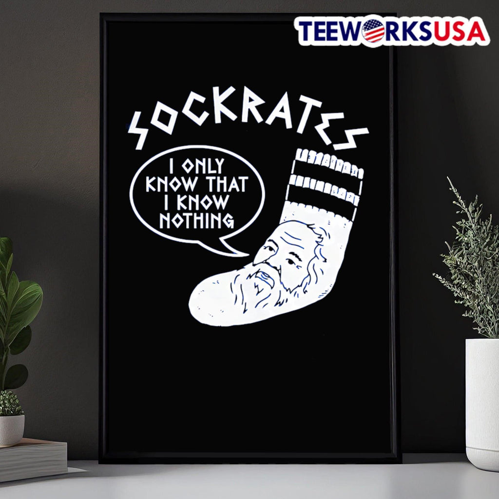 Sockrates I only know that nothing - Adult & Kids T-Shirts, Sweatshirts & Hoodies apparel design preview 5