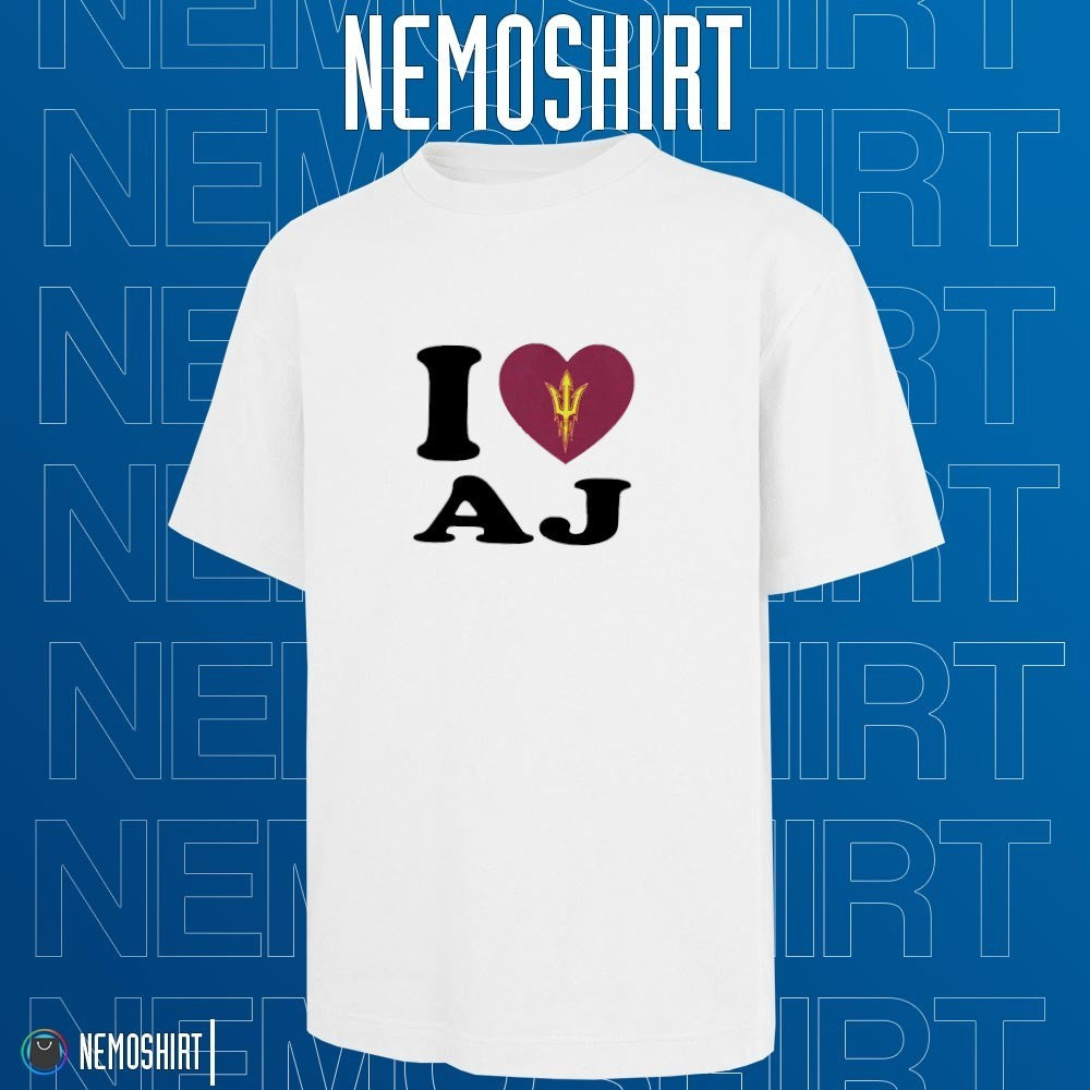 I love AJ Aaron Ia Arizona State Sun Devils football - Adult & Kids T-Shirts, Sweatshirts & Hoodies apparel design preview 1
