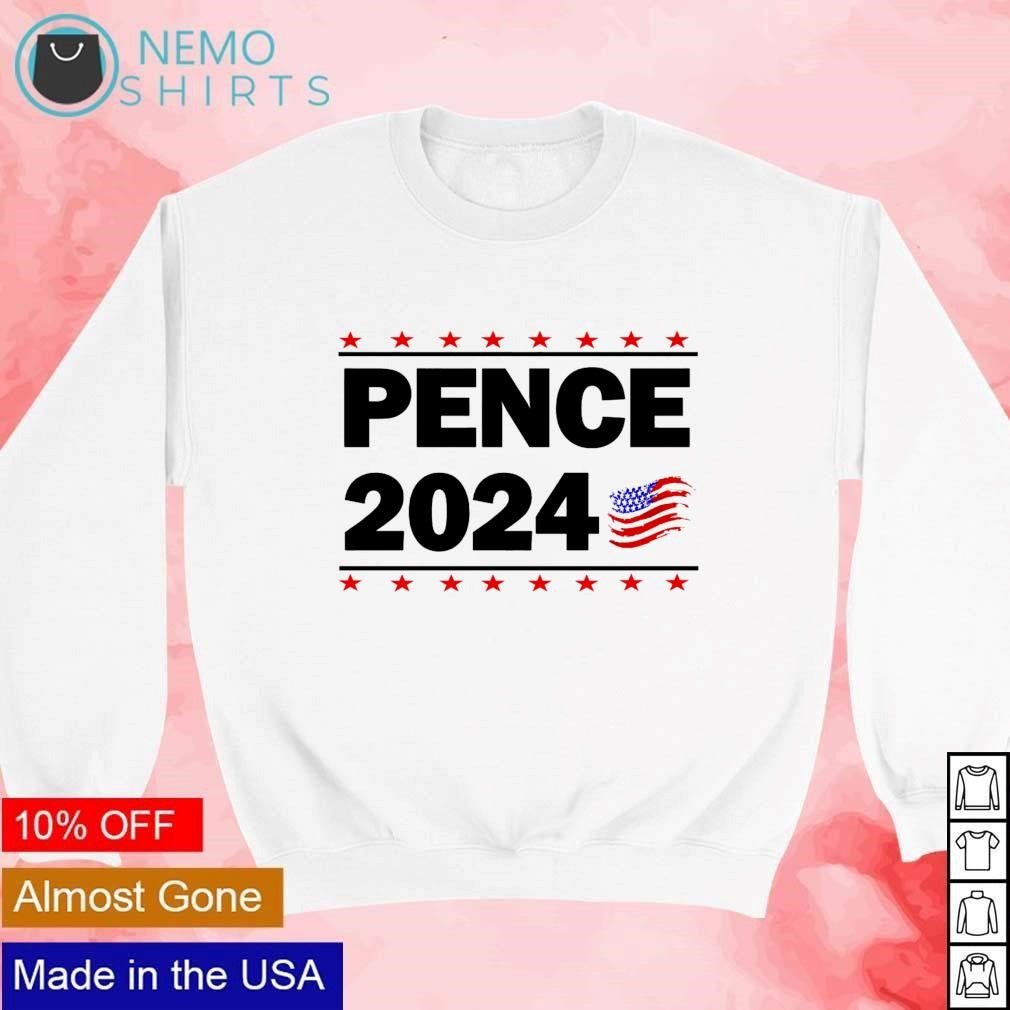 Pence 2024 American flag - Adult & Kids T-Shirts, Sweatshirts & Hoodies apparel design preview 4