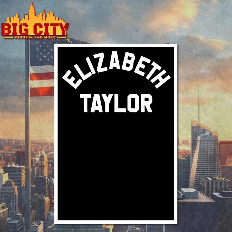 Elizabeth Taylor Showgirl Text - Adult & Kids T-Shirts, Sweatshirts & Hoodies apparel design preview 4