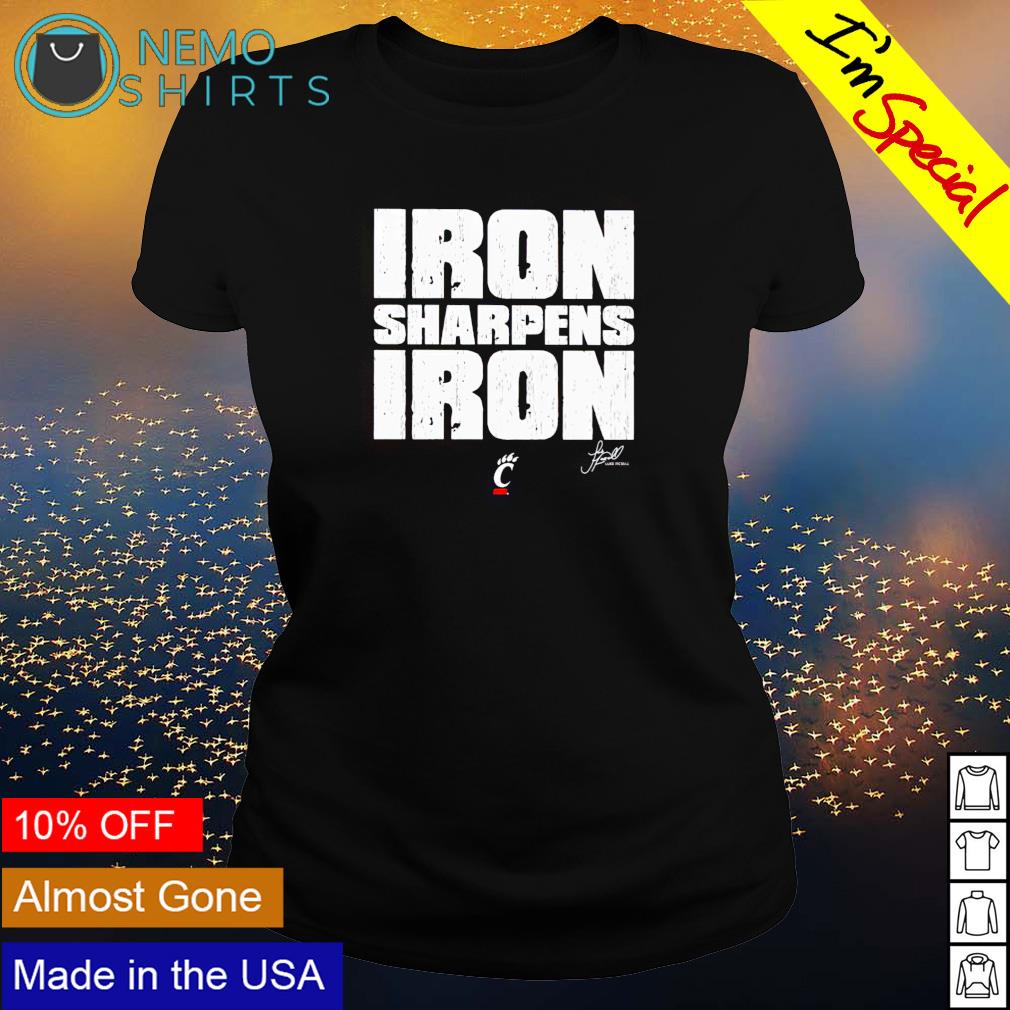 Cincinnati Luke Fickell iron sharpens - Adult & Kids T-Shirts, Sweatshirts & Hoodies apparel design preview 3