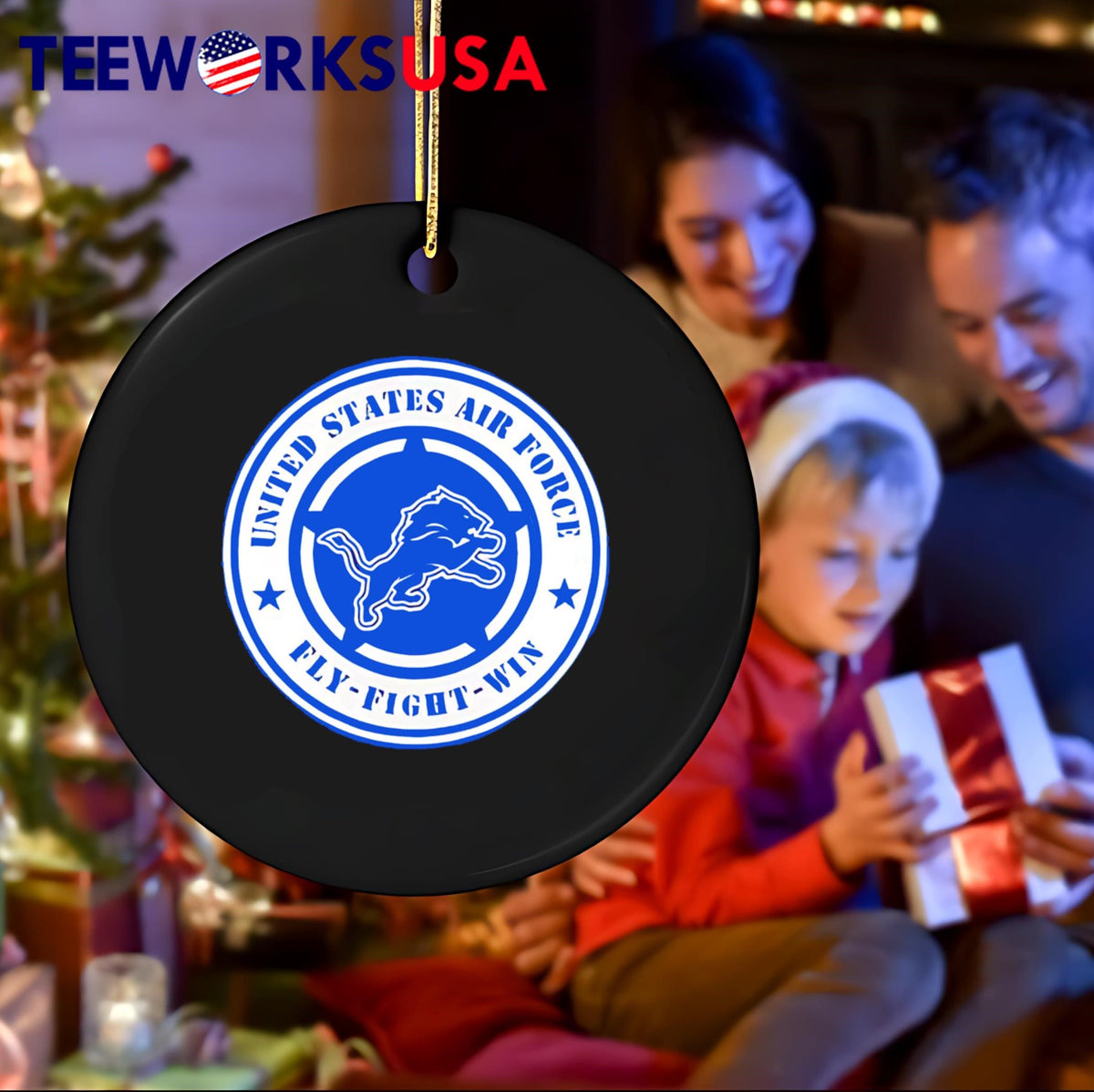 Lions united states air force military appreciation - Adult & Kids T-Shirts, Sweatshirts & Hoodies apparel design preview 4