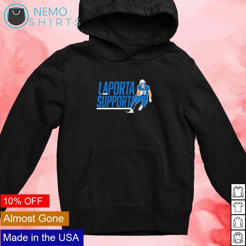 Sam LaPorta Supporta Detroit Lions - Adult & Kids T-Shirts, Sweatshirts & Hoodies apparel design preview 4