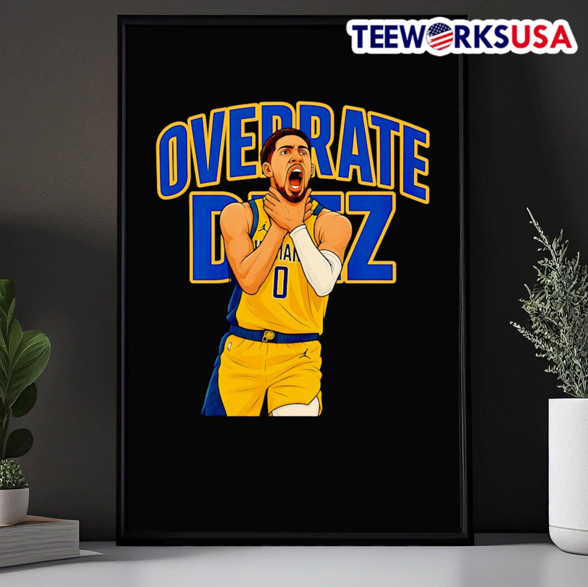 Haliburton Choke Overrate Deez - Adult & Kids T-Shirts, Sweatshirts & Hoodies apparel design preview 5