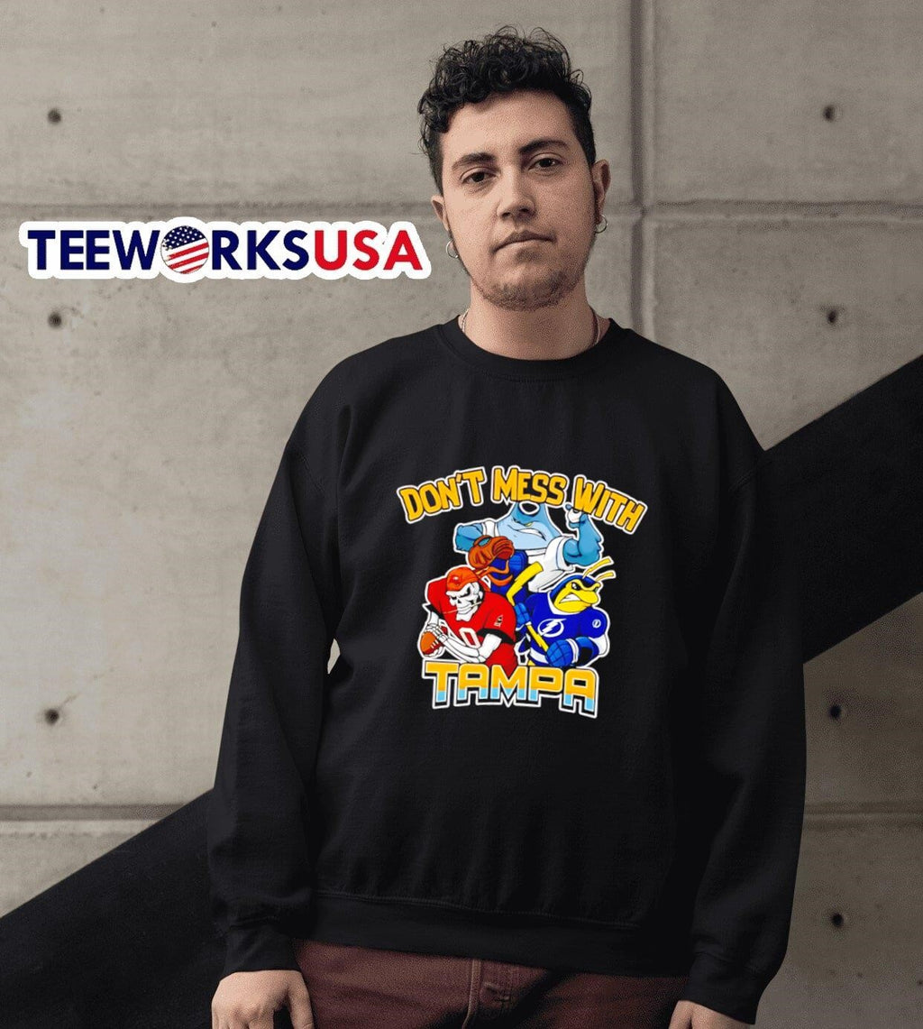 Don't mess with Tampa sport mascot - Adult & Kids T-Shirts, Sweatshirts & Hoodies apparel design preview 6