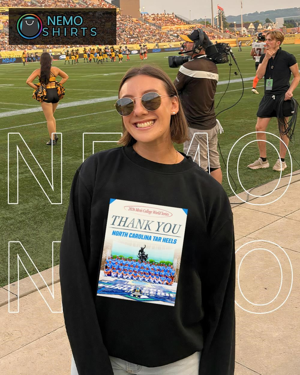 Thank you North Carolina Tar Heels 2026 Mens College - Adult & Kids T-Shirts, Sweatshirts & Hoodies apparel design preview 4