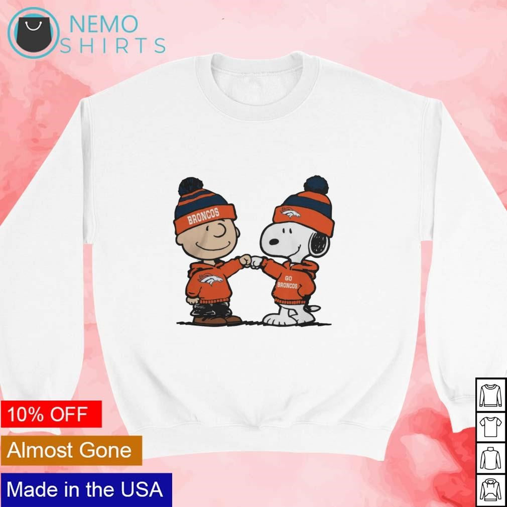 Charlie Brown and Snoopy Denver Broncos football - Adult & Kids T-Shirts, Sweatshirts & Hoodies apparel design preview 3