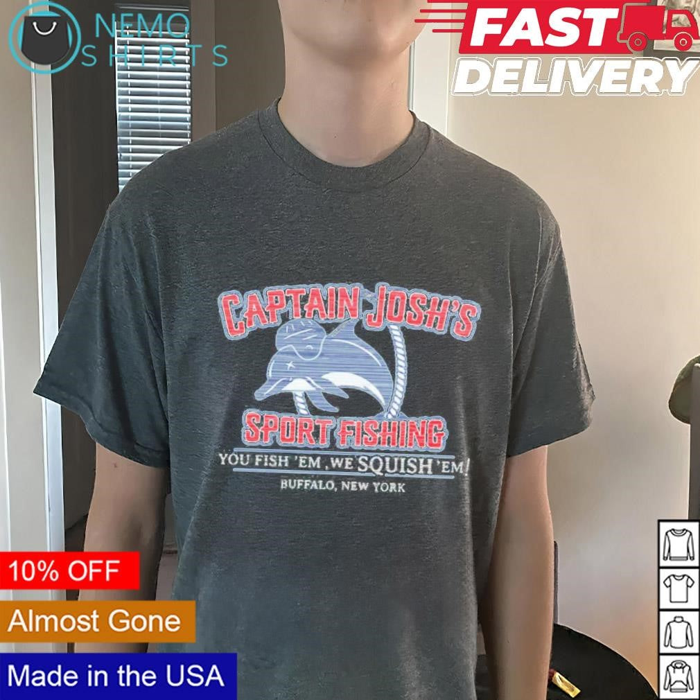 Captain Josh's sport fishing Buffalo - Adult & Kids T-Shirts, Sweatshirts & Hoodies apparel design preview 3