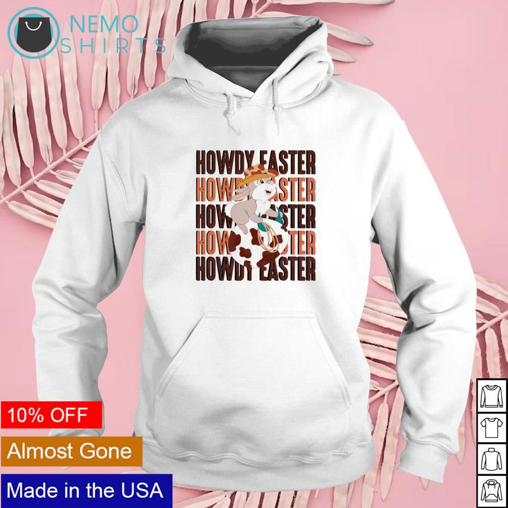 Howdy easter cowboy bunny - Adult & Kids T-Shirts, Sweatshirts & Hoodies apparel design preview 2