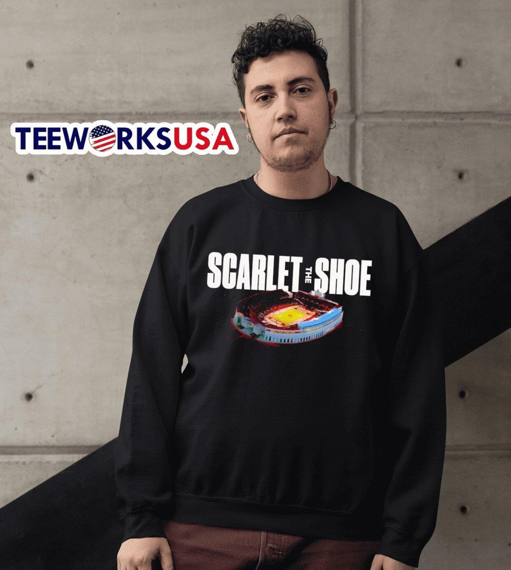 Scarlet the shoe Ohio State Buckeyes stadium - Adult & Kids T-Shirts, Sweatshirts & Hoodies apparel design preview 3