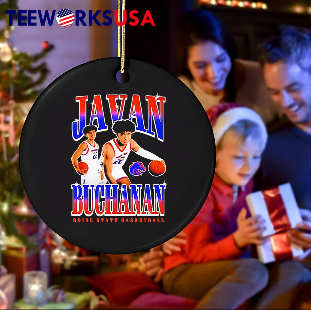 Javan buchanan boise state broncos player collage - Adult & Kids T-Shirts, Sweatshirts & Hoodies apparel design preview 4