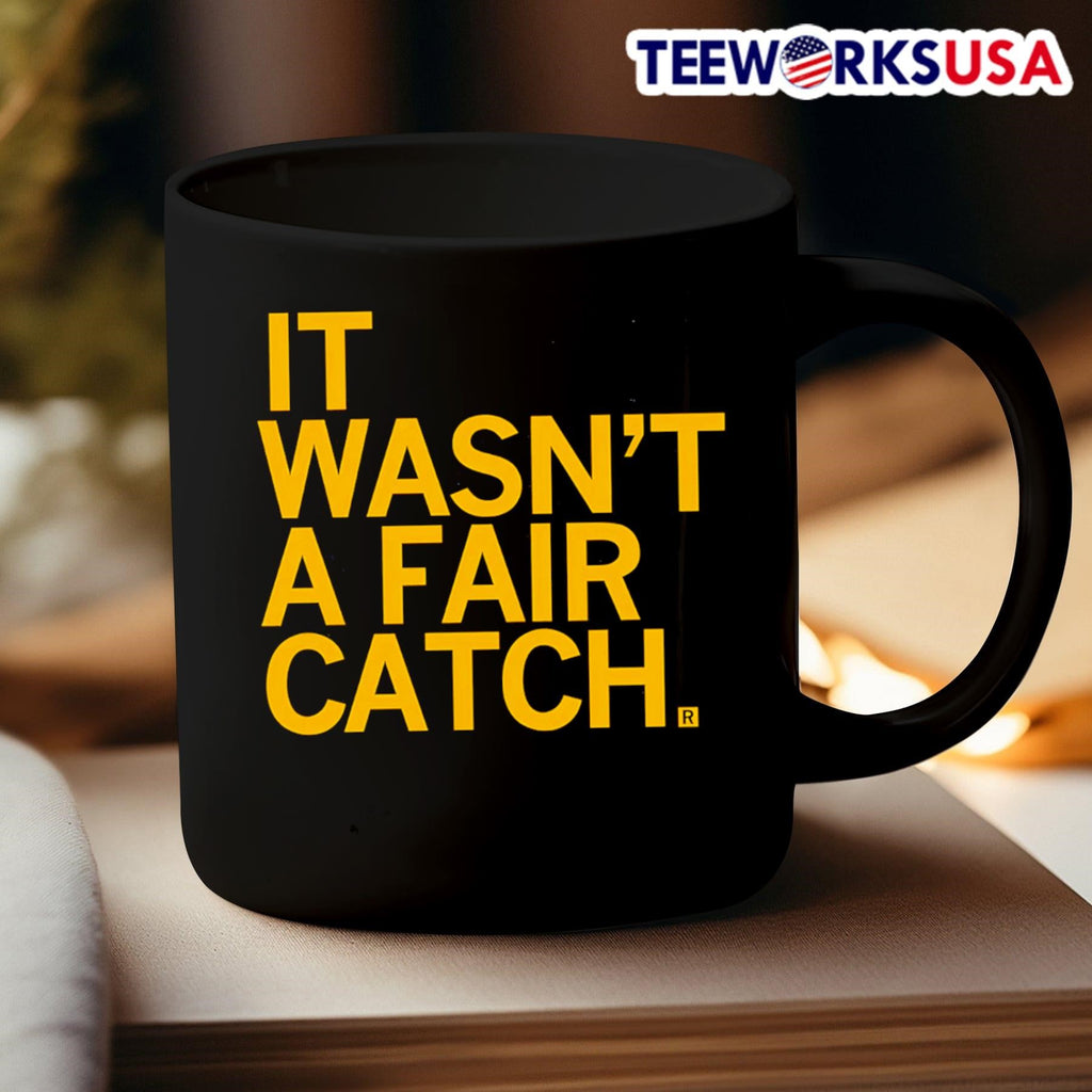 It wasn't a fair catch - Adult & Kids T-Shirts, Sweatshirts & Hoodies apparel design preview 3
