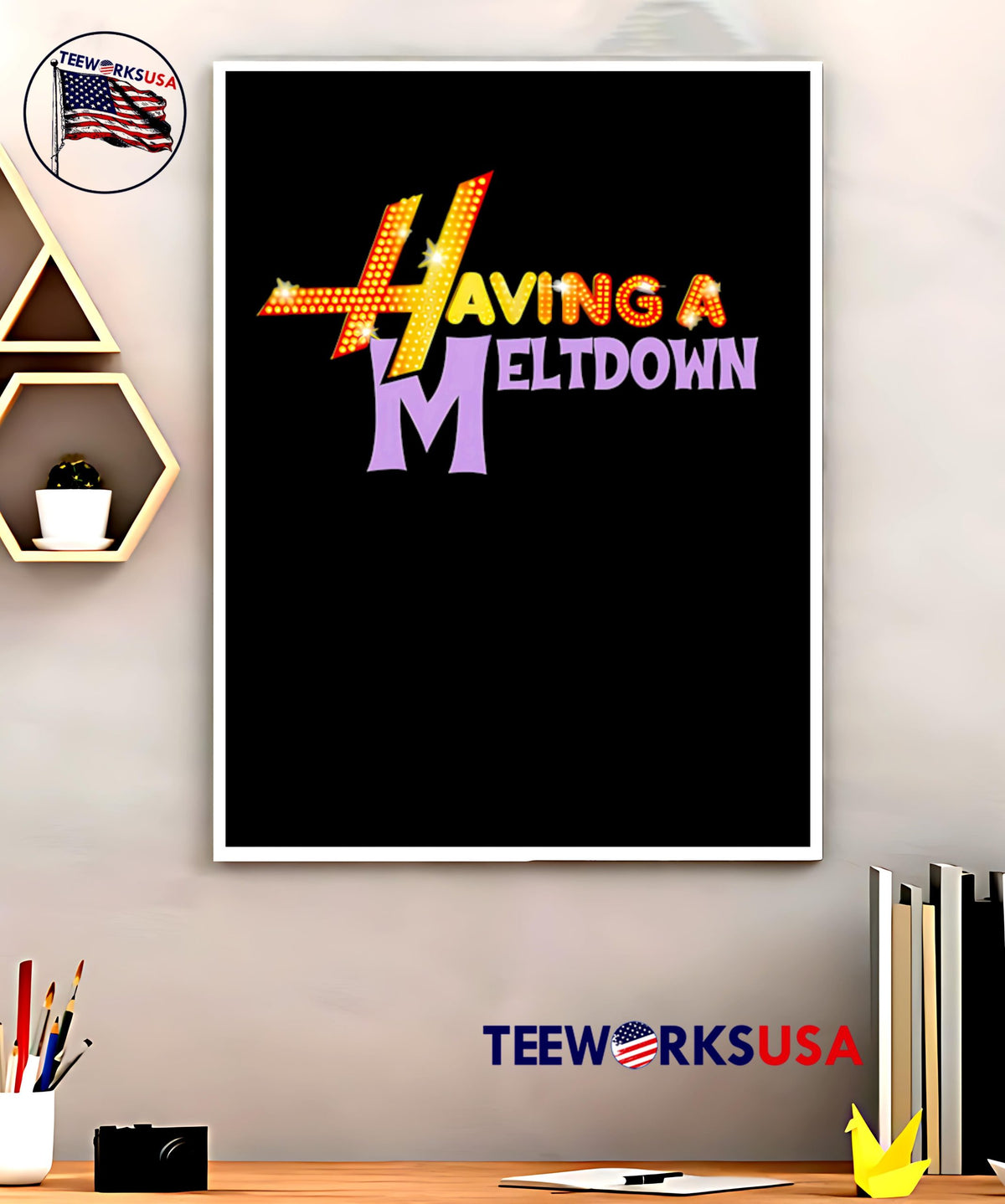 Having A Meltdown Logo - Adult & Kids T-Shirts, Sweatshirts & Hoodies apparel design preview 5