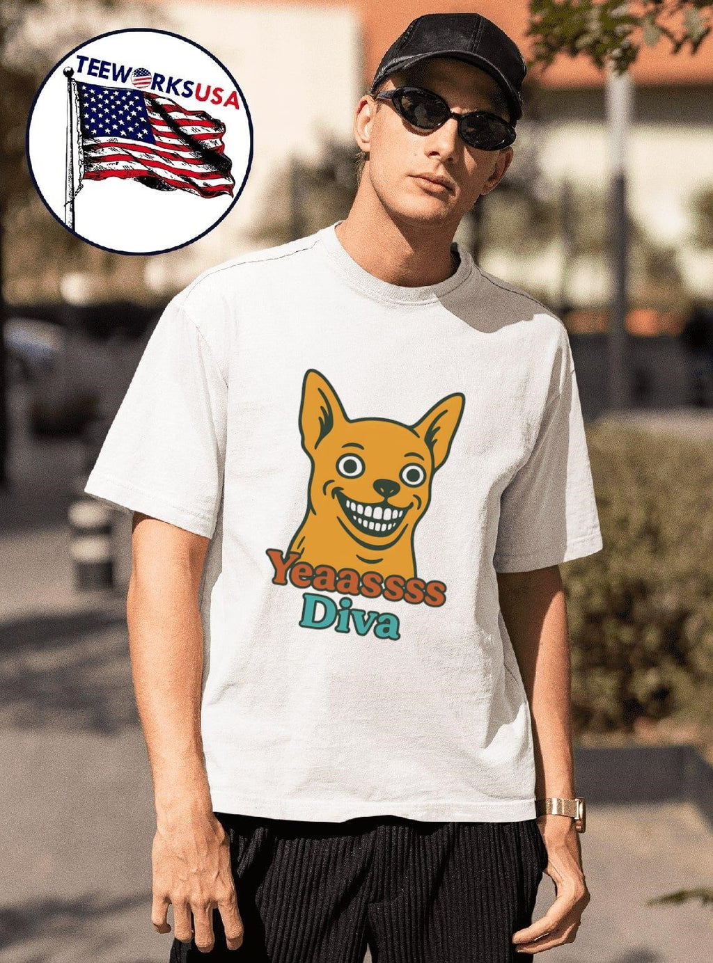 Chihuahua yeas Diva - Adult & Kids T-Shirts, Sweatshirts & Hoodies apparel design preview 1