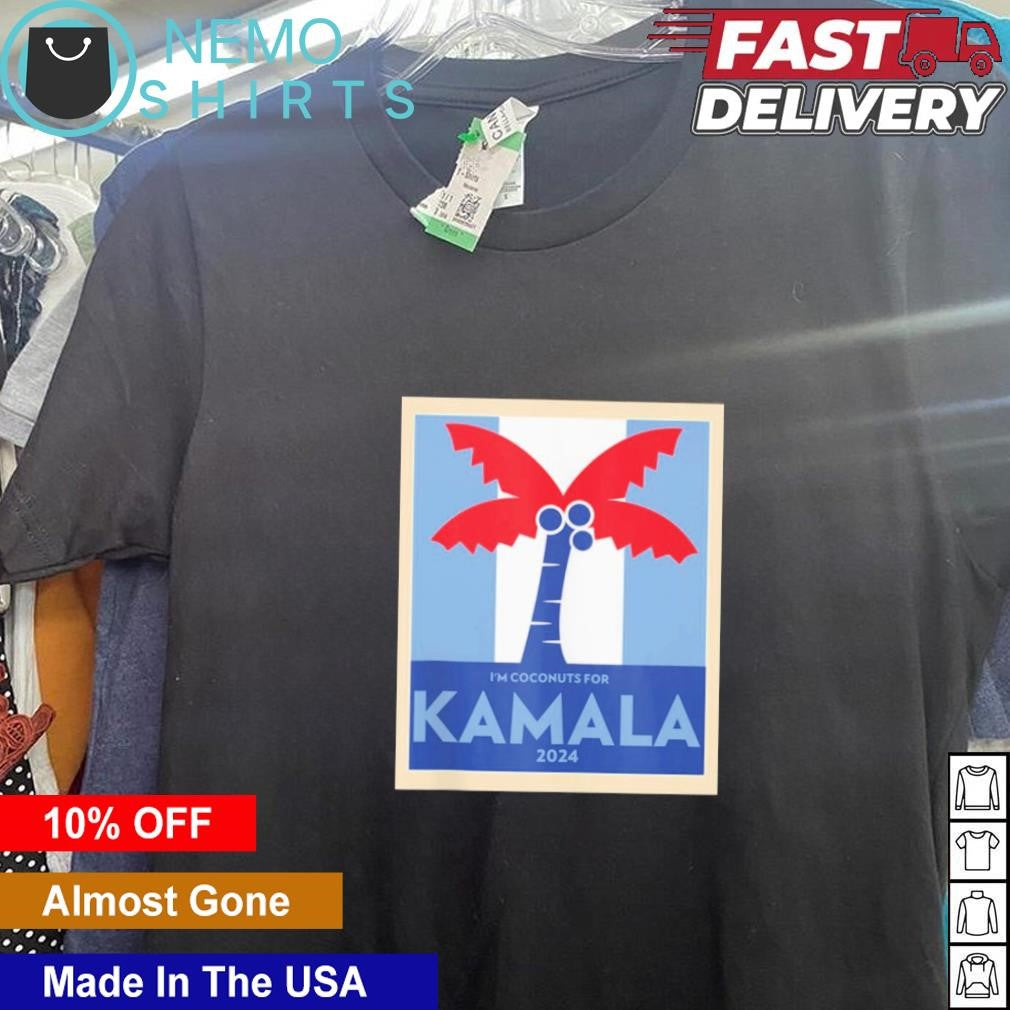 I'm coconuts for Kamala 2024 - Adult & Kids T-Shirts, Sweatshirts & Hoodies apparel design preview 5