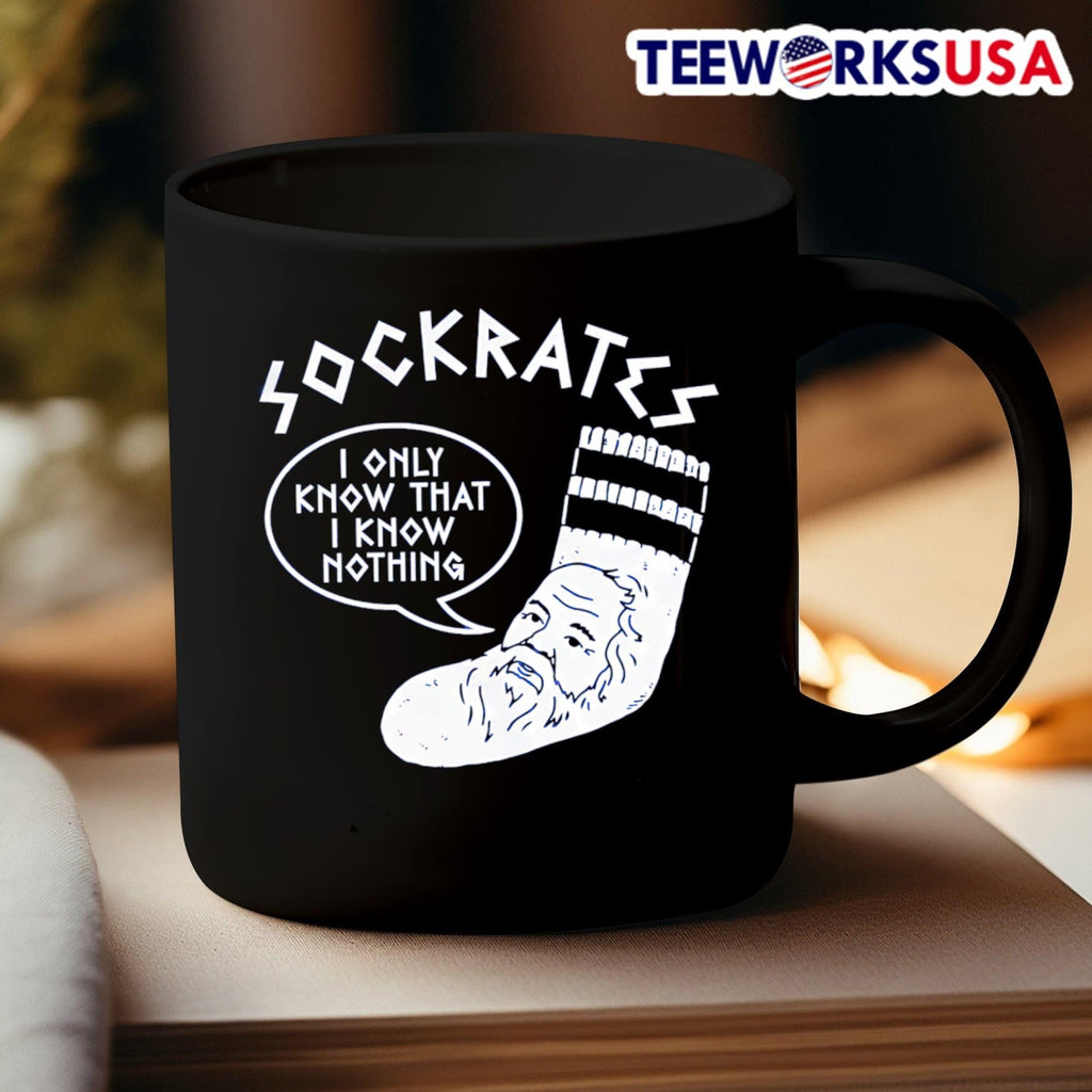 Sockrates I only know that nothing - Adult & Kids T-Shirts, Sweatshirts & Hoodies apparel design preview 3