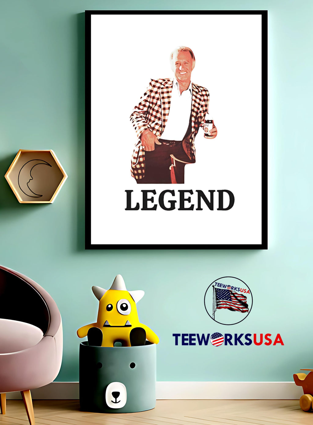 Bob Uecker Miller Lite Legend - Adult & Kids T-Shirts, Sweatshirts & Hoodies apparel design preview 4