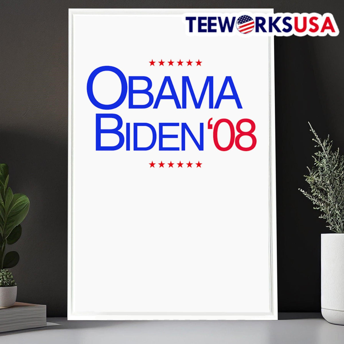 Obama Biden 08 - Adult & Kids T-Shirts, Sweatshirts & Hoodies apparel design preview 6