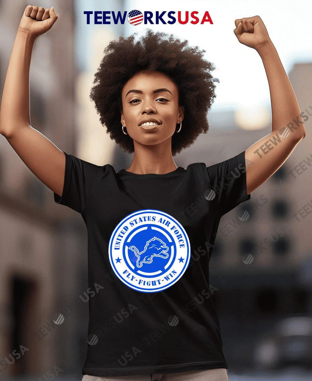 Lions united states air force military appreciation - Adult & Kids T-Shirts, Sweatshirts & Hoodies apparel design preview 7