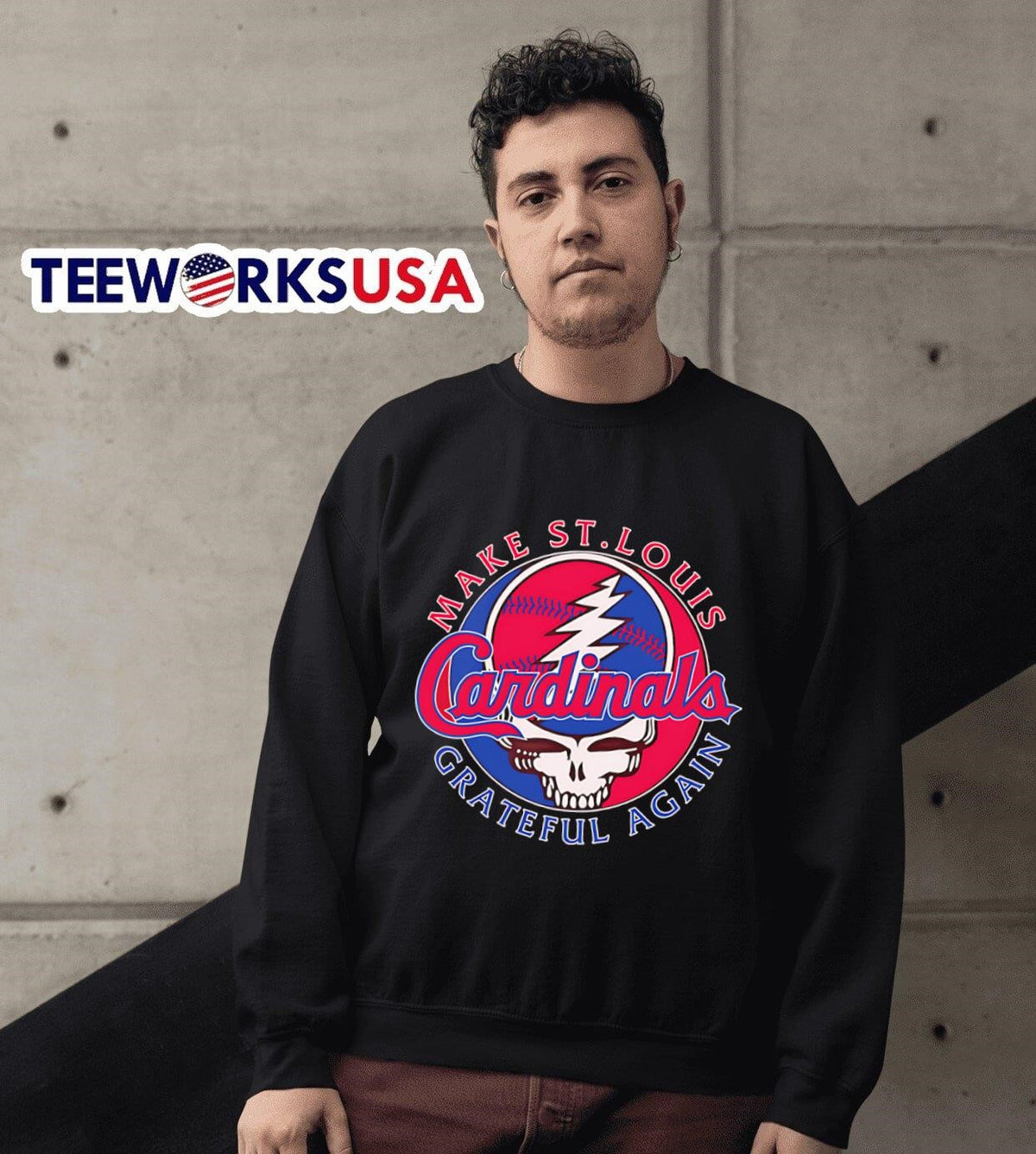 Make St Louis Cardinals Grateful again - Adult & Kids T-Shirts, Sweatshirts & Hoodies apparel design preview 6