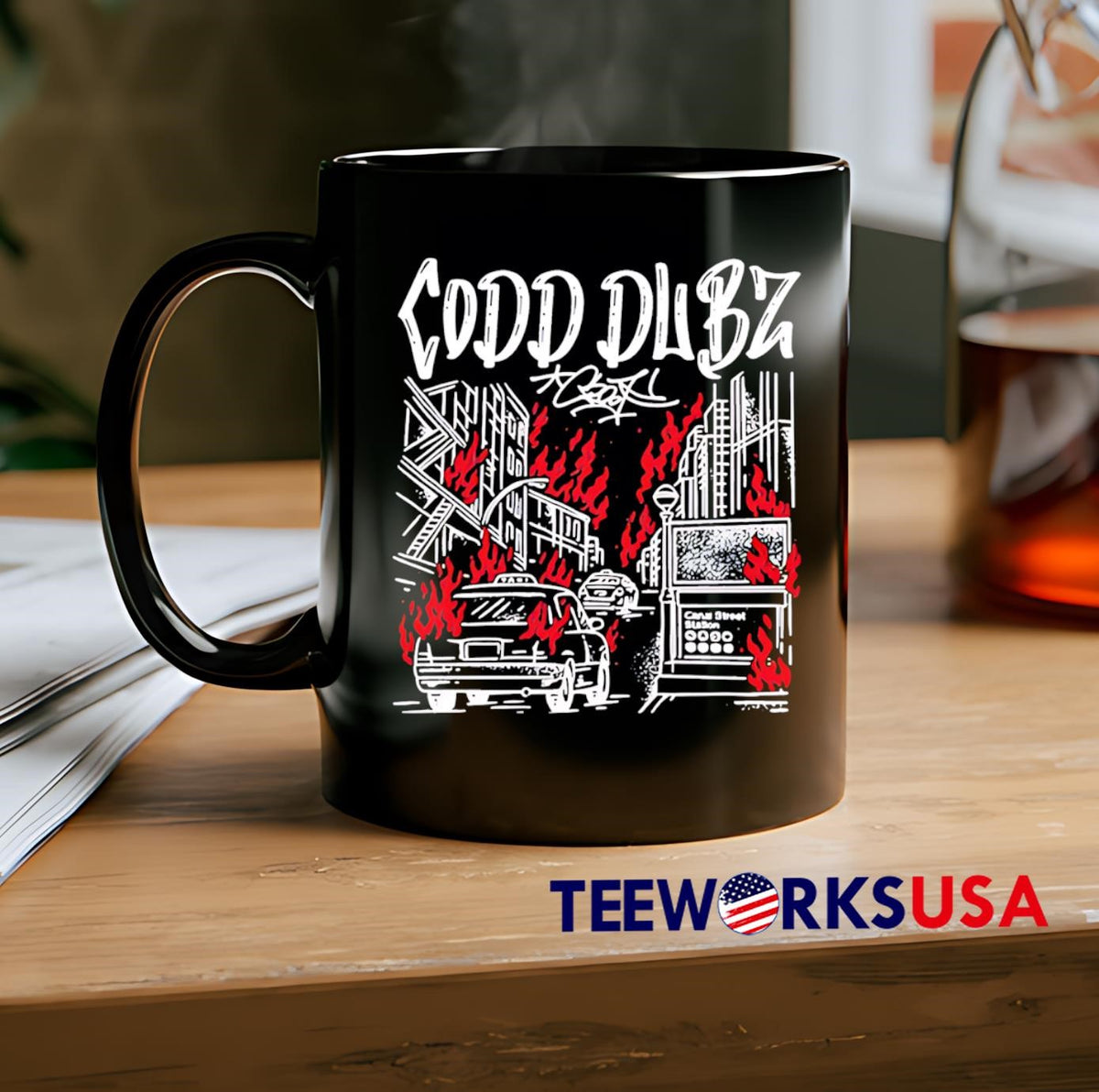 Codd Dubz City Blaze - Adult & Kids T-Shirts, Sweatshirts & Hoodies apparel design preview 2