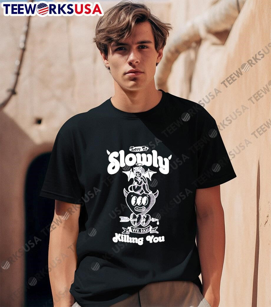Love is killing you Acid Washed Oversized - Adult & Kids T-Shirts, Sweatshirts & Hoodies apparel design preview 1