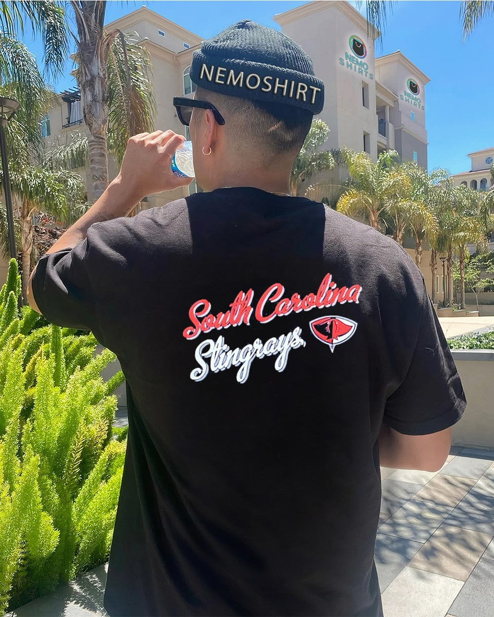 South Carolina Stingrays logo - Adult & Kids T-Shirts, Sweatshirts & Hoodies apparel design preview 4