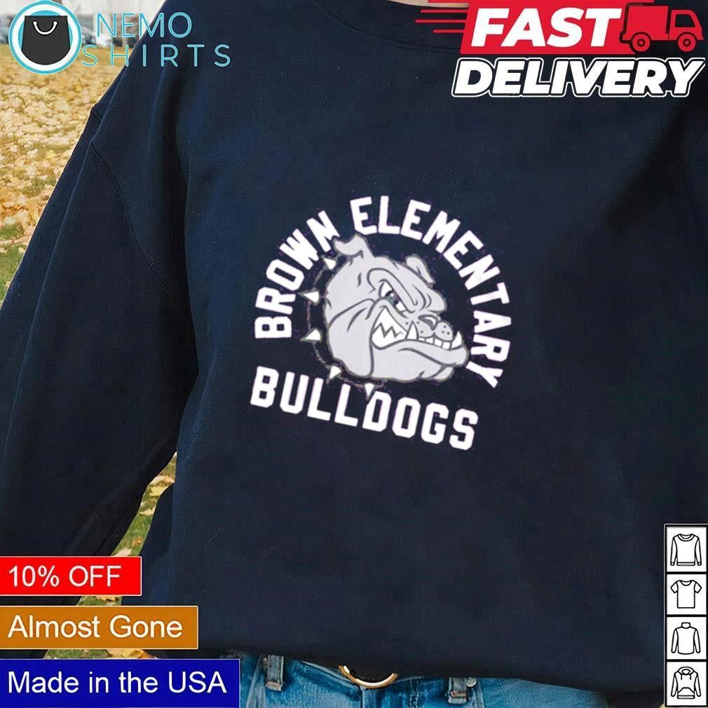 Brown elementary Bulldogs - Adult & Kids T-Shirts, Sweatshirts & Hoodies apparel design preview 1