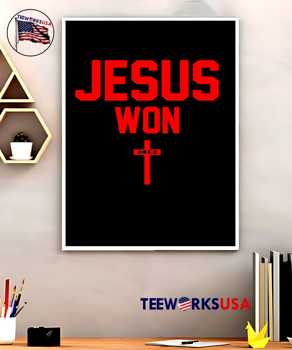 Jesus Won Ohio For Women Gift - Adult & Kids T-Shirts, Sweatshirts & Hoodies apparel design preview 5