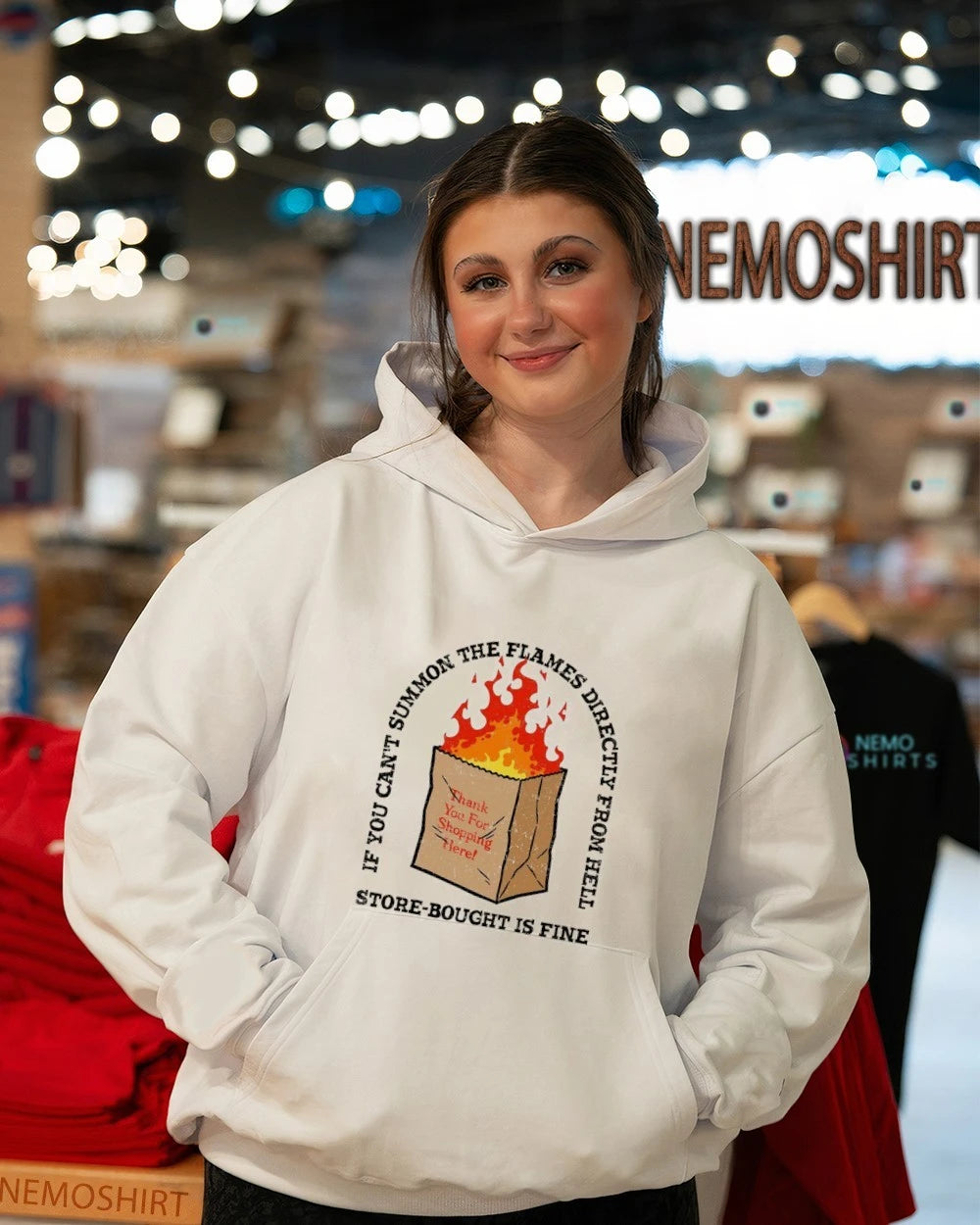 If You Can't Summon the Flames Directly from Hell - Adult & Kids T-Shirts, Sweatshirts & Hoodies apparel design preview 5