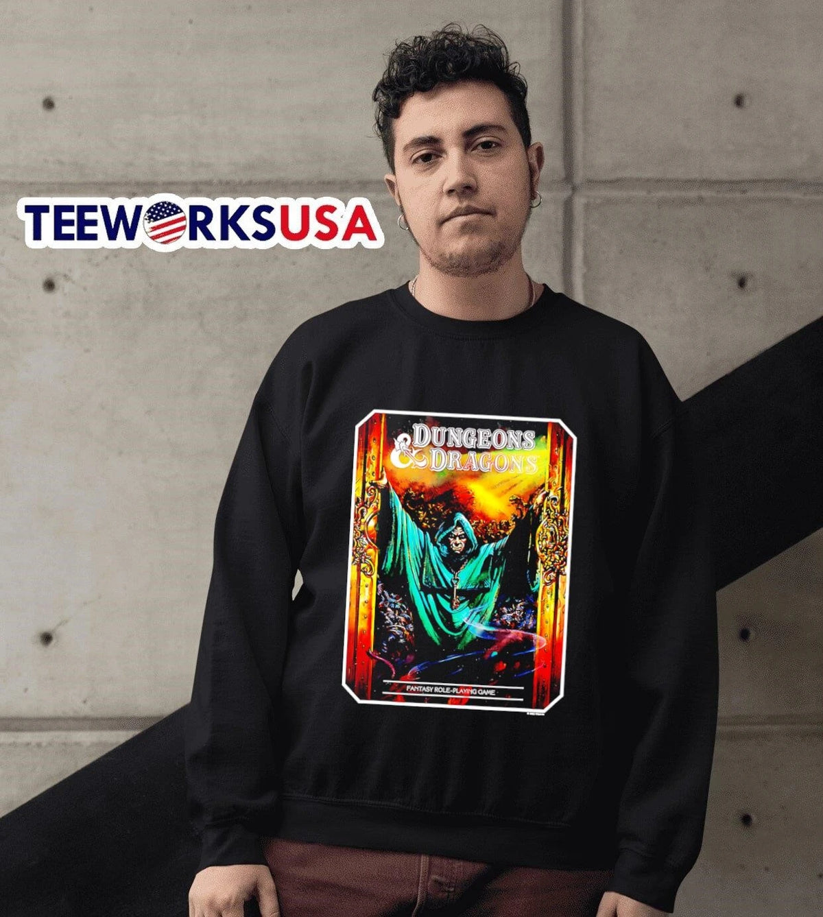 Dungeons And Dragons Fantasy Role-Playing Game Wizard - Adult & Kids T-Shirts, Sweatshirts & Hoodies apparel design preview 6
