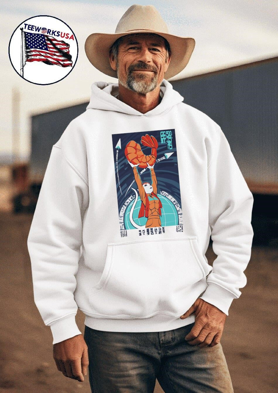In Shrimp we trust - Adult & Kids T-Shirts, Sweatshirts & Hoodies apparel design preview 2