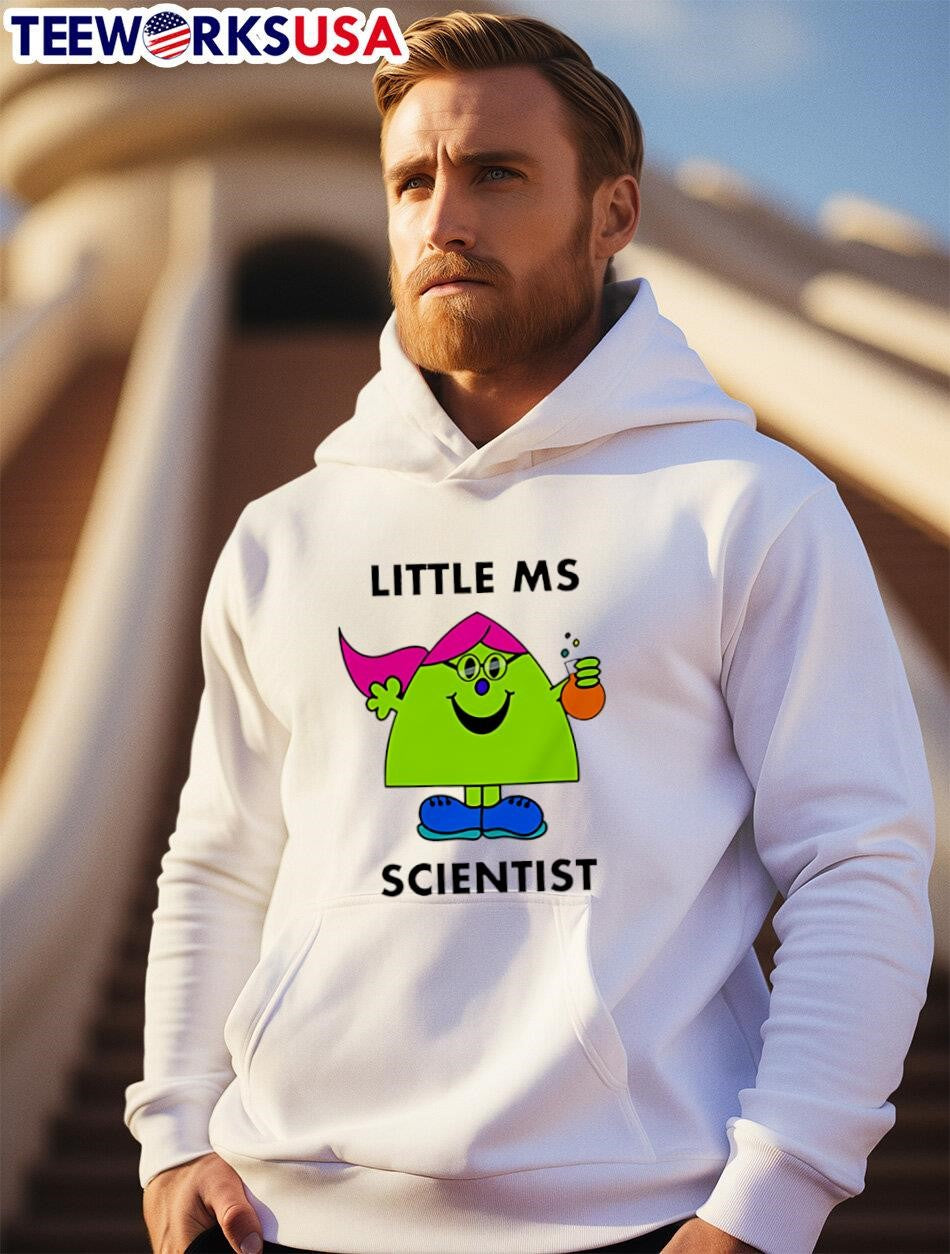 Little Ms Scientist Teacher funny - Adult & Kids T-Shirts, Sweatshirts & Hoodies apparel design preview 2