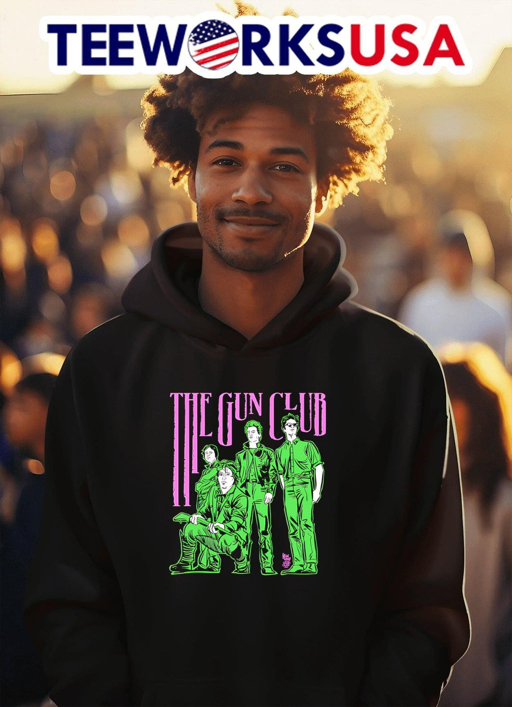 The Gun Club fire of love - Adult & Kids T-Shirts, Sweatshirts & Hoodies apparel design preview 2