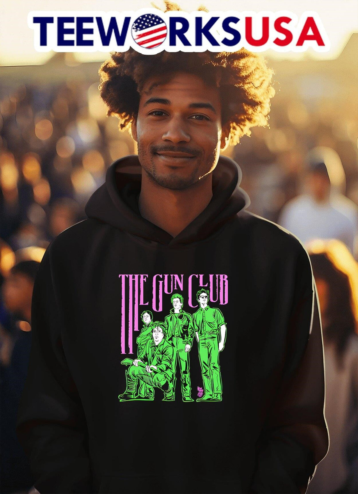 The Gun Club fire of love - Adult & Kids T-Shirts, Sweatshirts & Hoodies apparel design preview 2