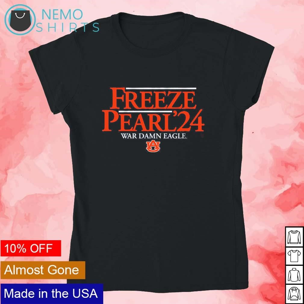 Auburn Tigers freeze Pearl '24 war damn eagle - Adult & Kids T-Shirts, Sweatshirts & Hoodies apparel design preview 4