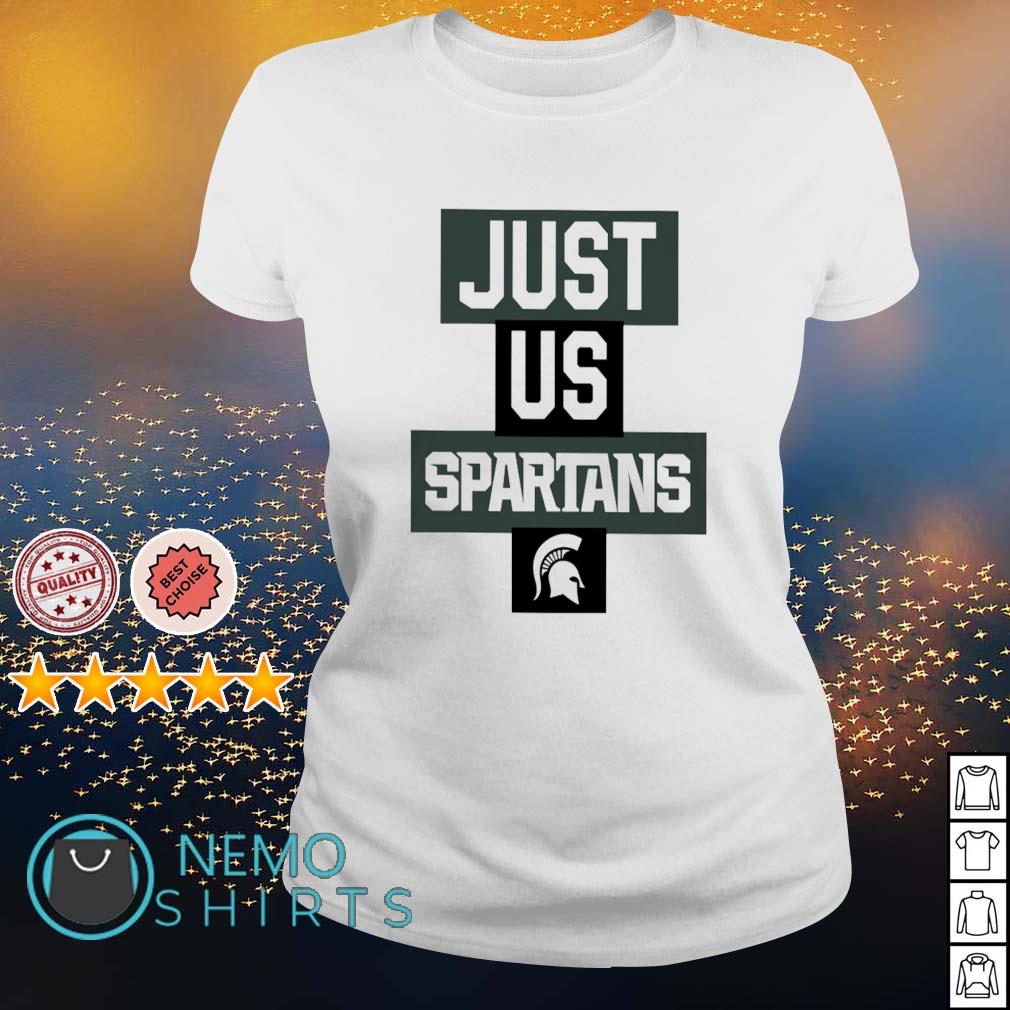 Michigan State Spartans just us - Adult & Kids T-Shirts, Sweatshirts & Hoodies apparel design preview 3