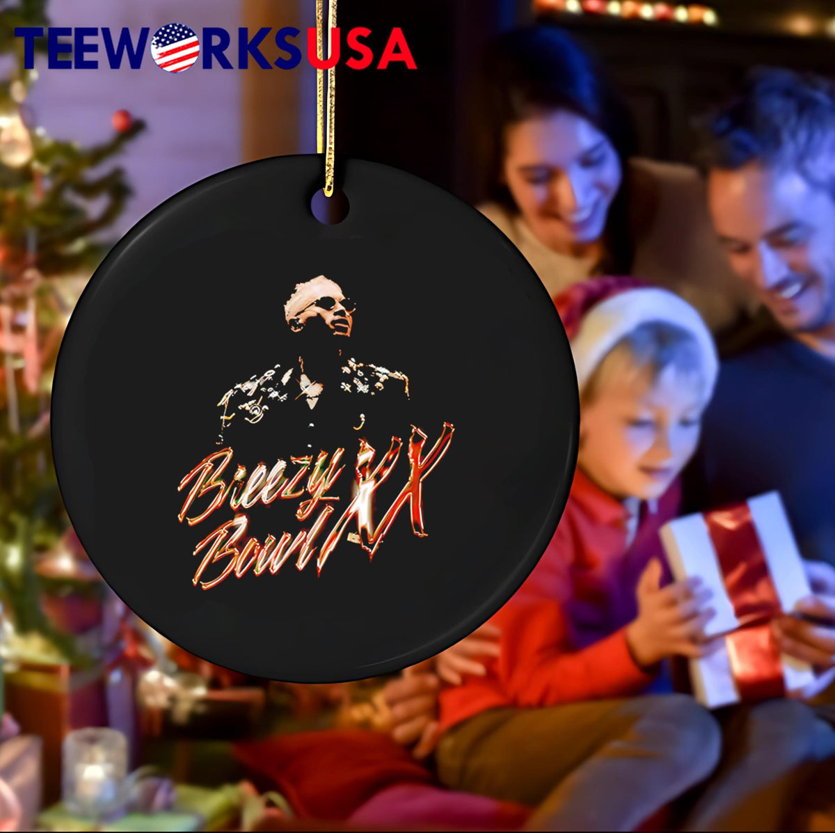 Breezy Bowl XX Chris Brown 2025 Tour - Adult & Kids T-Shirts, Sweatshirts & Hoodies apparel design preview 4