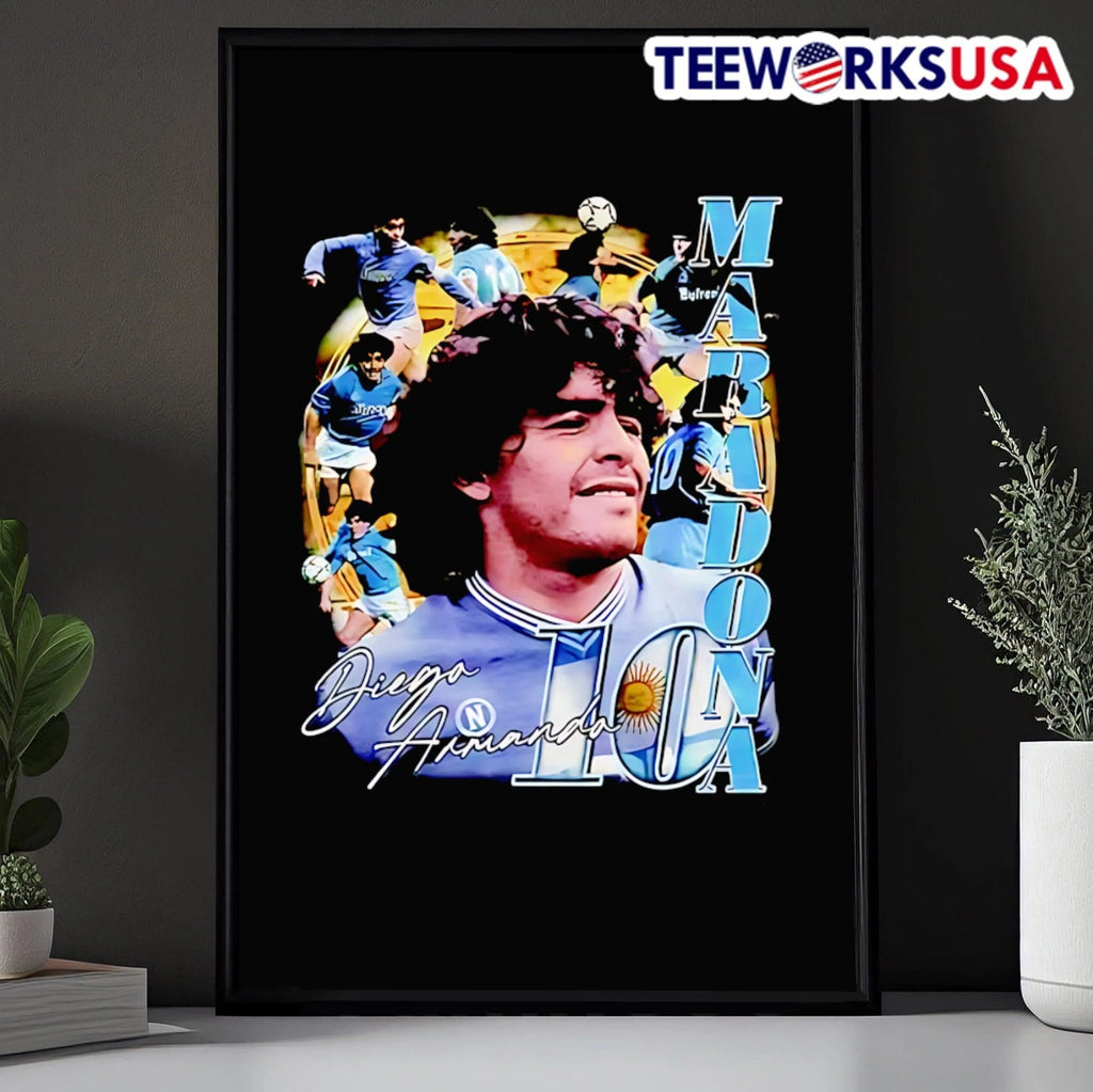 Diego Armando 10 Maradona - Adult & Kids T-Shirts, Sweatshirts & Hoodies apparel design preview 5
