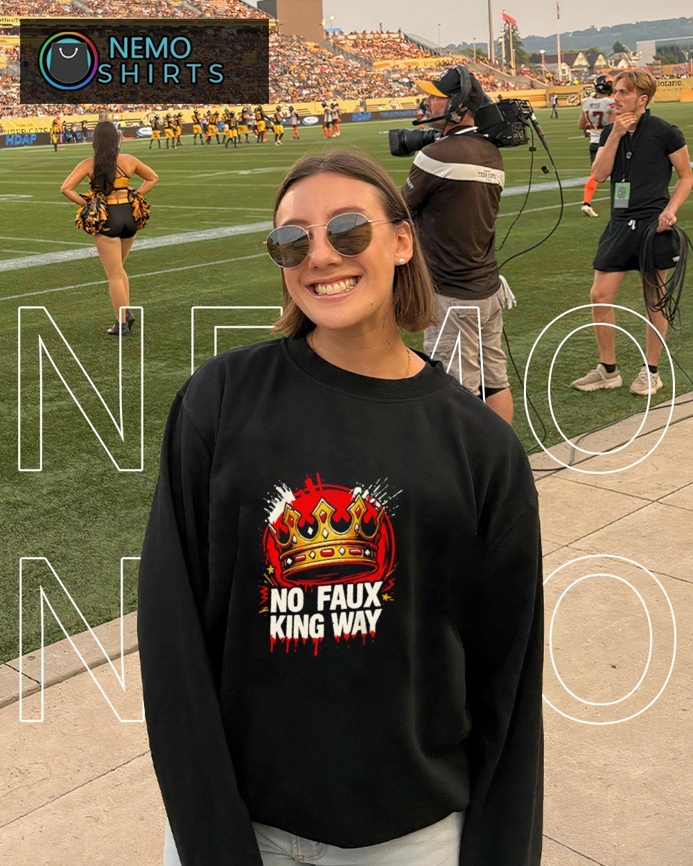 No faux King way crown - Adult & Kids T-Shirts, Sweatshirts & Hoodies apparel design preview 6