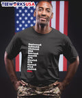 2024 USA all stars WNBPA player name - Adult & Kids T-Shirts, Sweatshirts & Hoodies apparel design preview 1