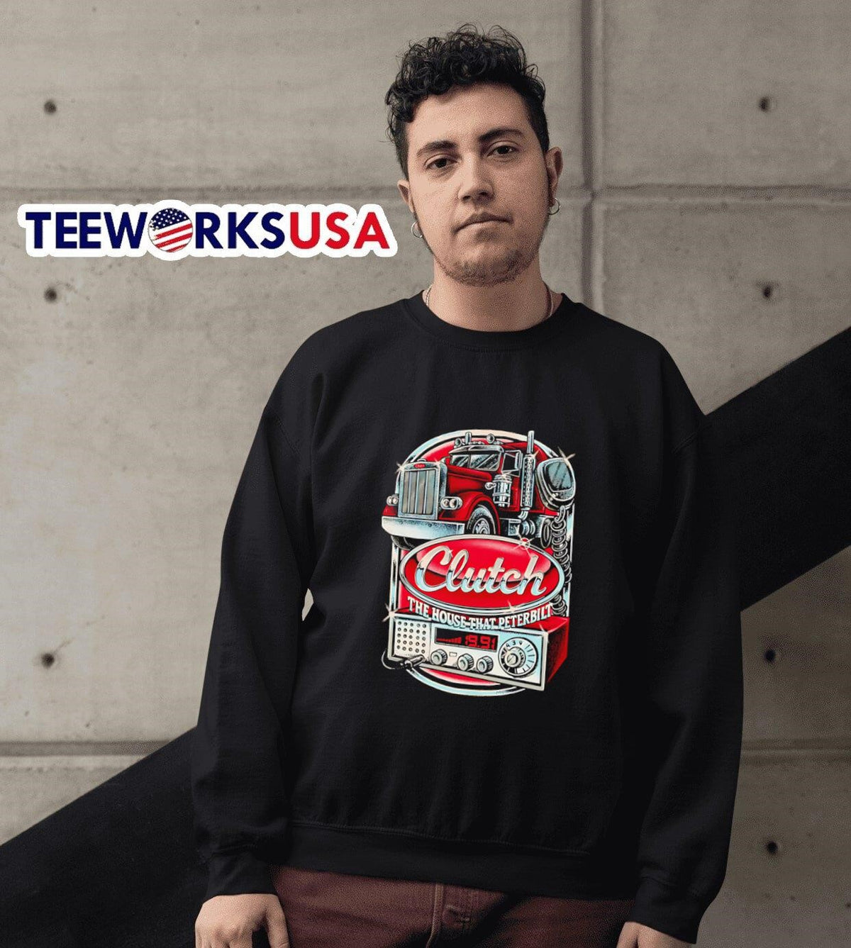 Clutch The House That Peterbilt - Adult & Kids T-Shirts, Sweatshirts & Hoodies apparel design preview 6