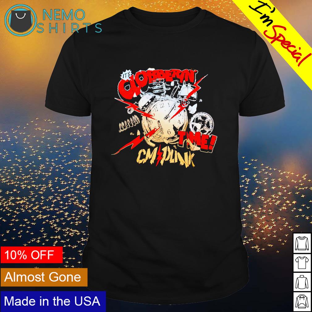 It's clobberin' time CM Punk - Adult & Kids T-Shirts, Sweatshirts & Hoodies apparel design preview 1
