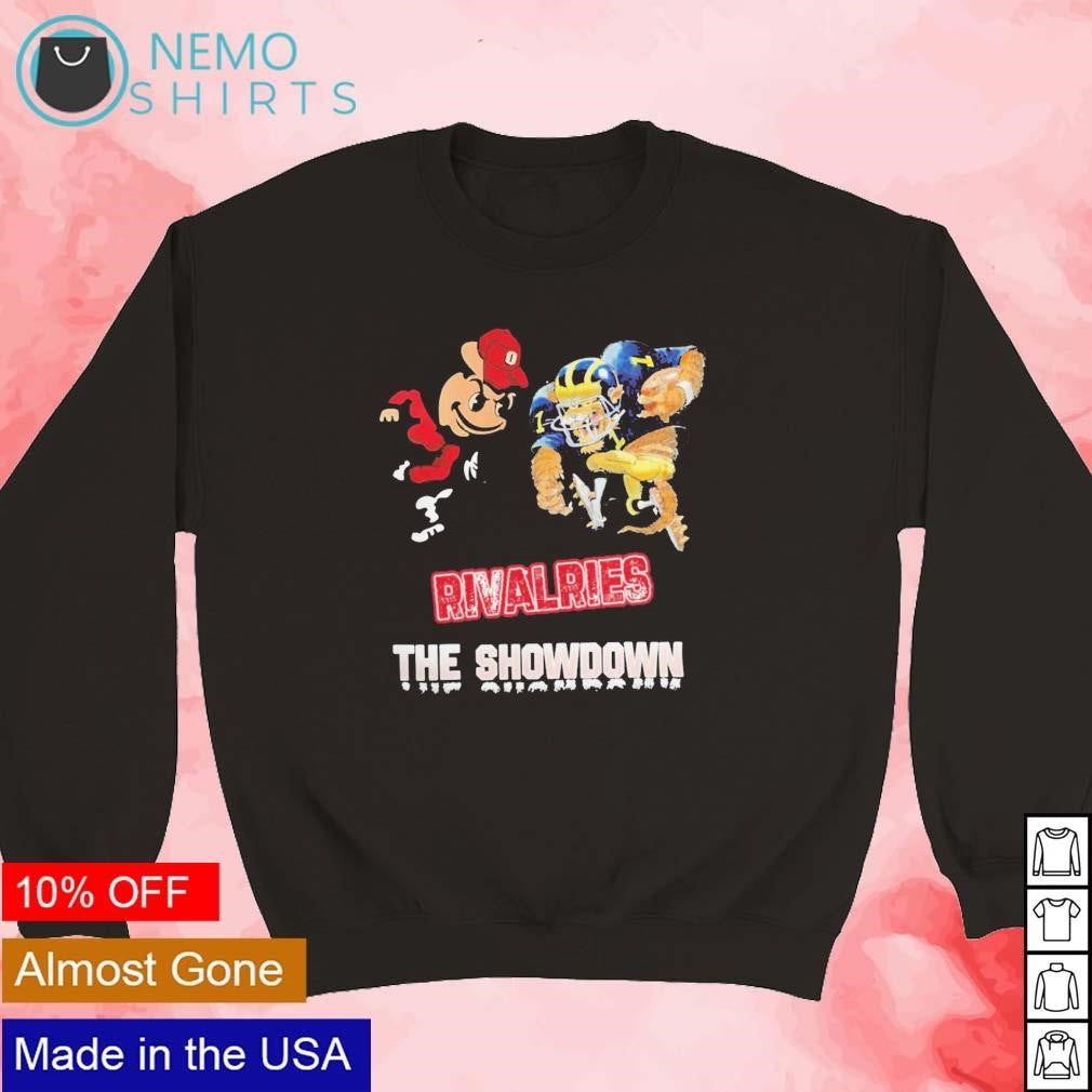 Rivalries the Showdown Ohio State Buckeyes vs - Adult & Kids T-Shirts, Sweatshirts & Hoodies apparel design preview 5