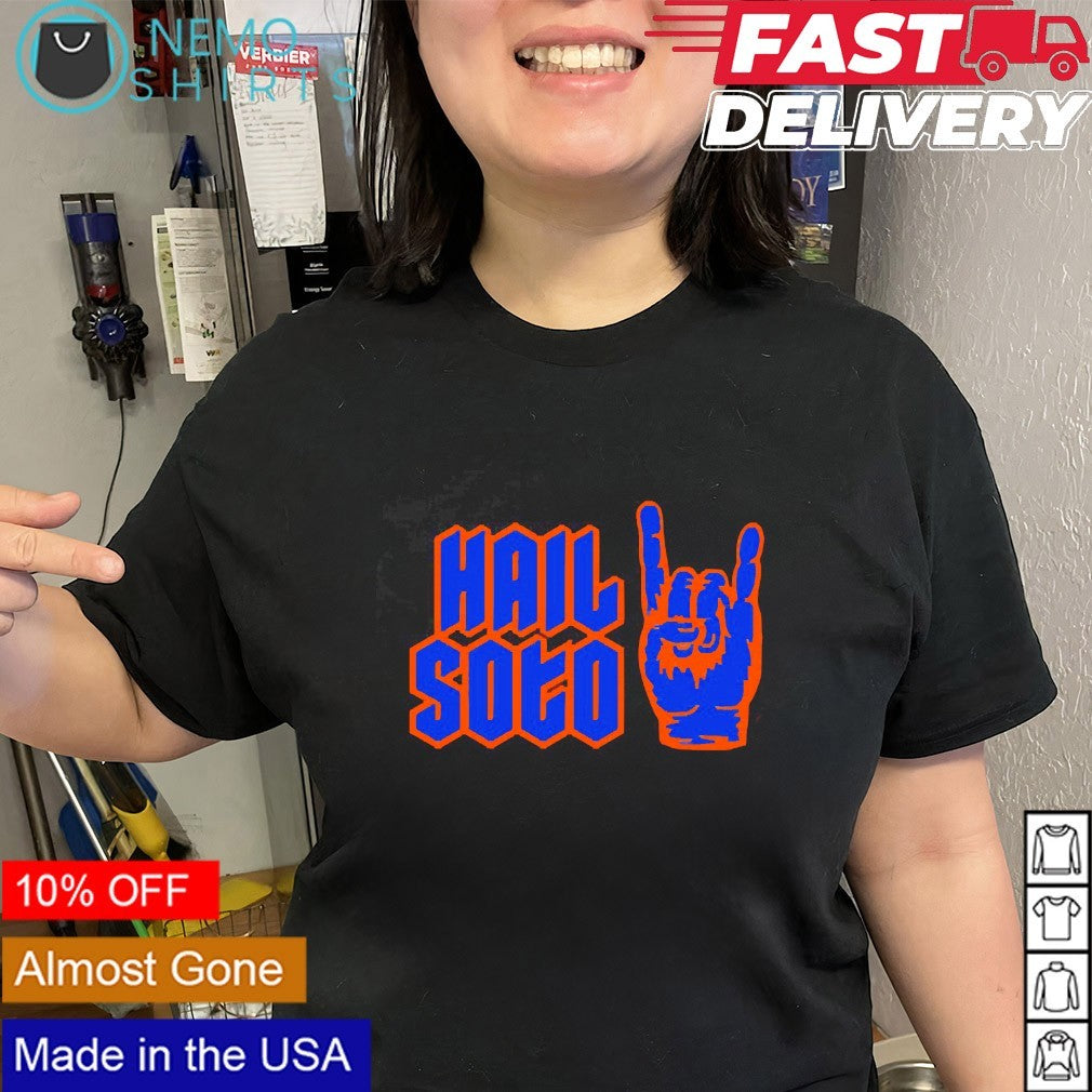 Juan Soto New York Mets hail - Adult & Kids T-Shirts, Sweatshirts & Hoodies apparel design preview 2
